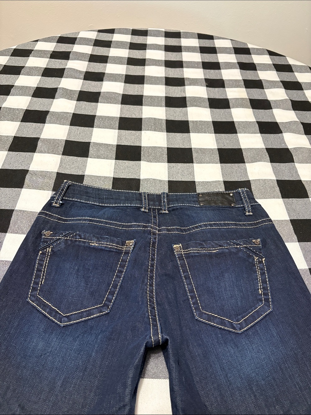 Buckle Black Fit No.76 Skinny Jeans Women Size 26 x 34 Long Stretch Dark Wash